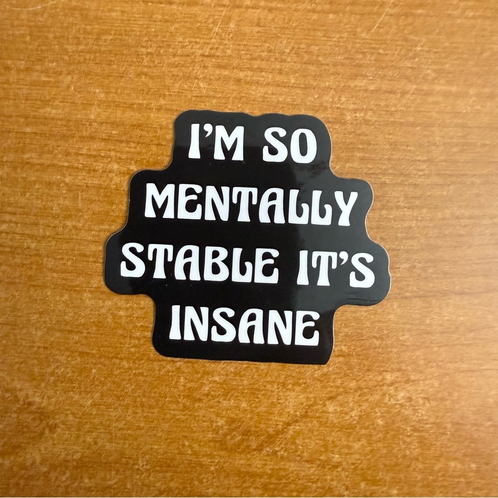 Black‎ and White Decorative Sticker